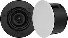 Front. Sonance - VX42R - Visual Experience Series 4" Small Round 2-Way Speakers (Pair) - Paintable White.