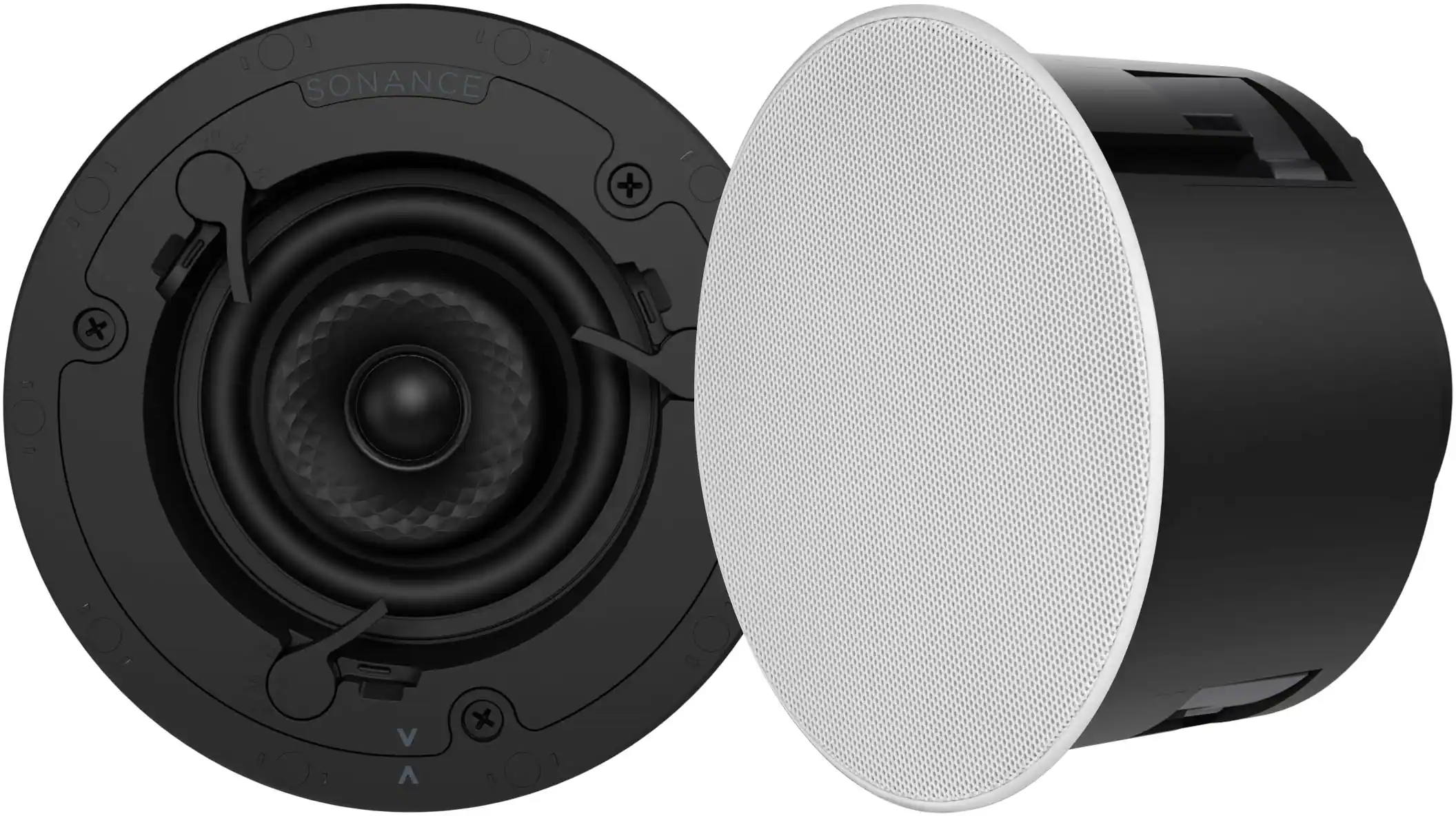 Sonance - VX42R - Visual Experience Series 4" 2-Way In Ceiling Speakers (Pair) - Paintable White