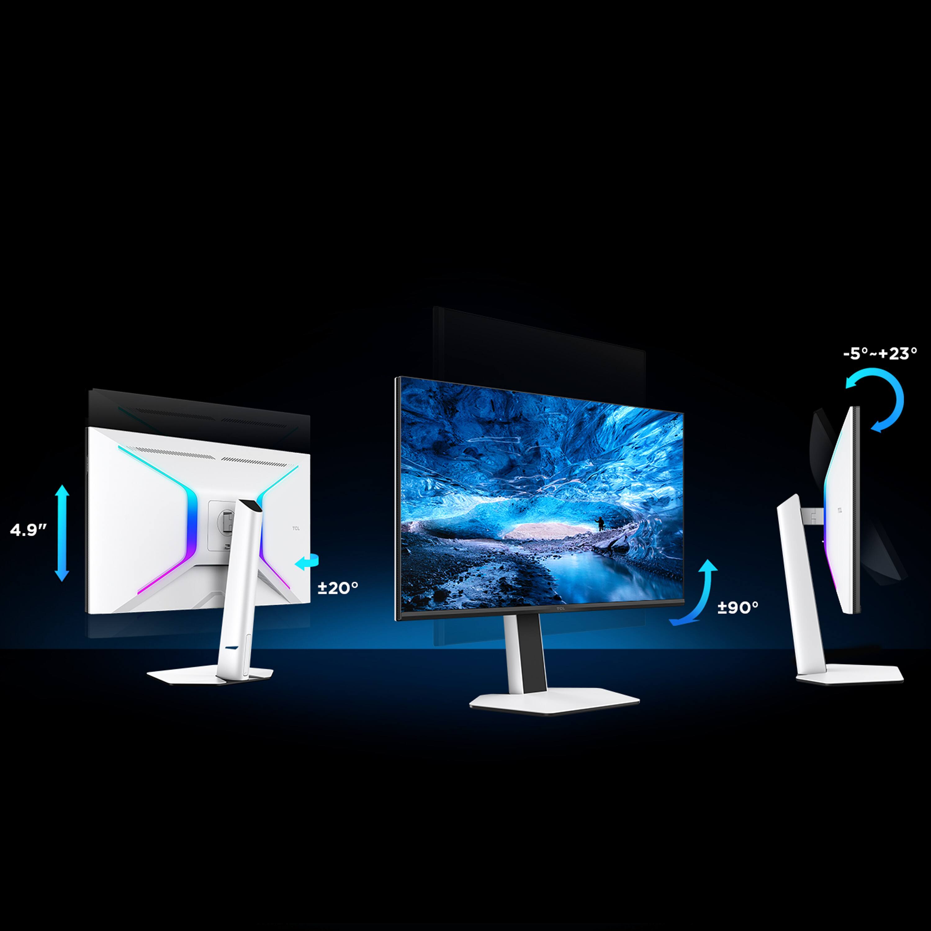 -5° to +23°
4.9"
±20°
+90°