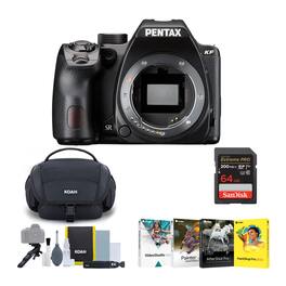 Ricoh - Pentax KF DSLR Camera Body (Black) with Accessory Kit, Software, Memory Card