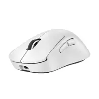 Logitech - PRO X Superlight 2 DEX Lightweight Wireless Optical HERO 2 Sensor 44 000 DPI Gaming Mouse with 5 Programmable Buttons - Wireless - White - Front_Zoom
