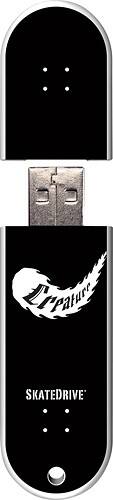 Front Standard. Action Sport Drives - Creature Navs Fireball 8GB USB 2.0 Flash Drive.
