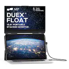 Front. Mobile Pixels - DUEX Float 15.6" LCD Monitor - Black.