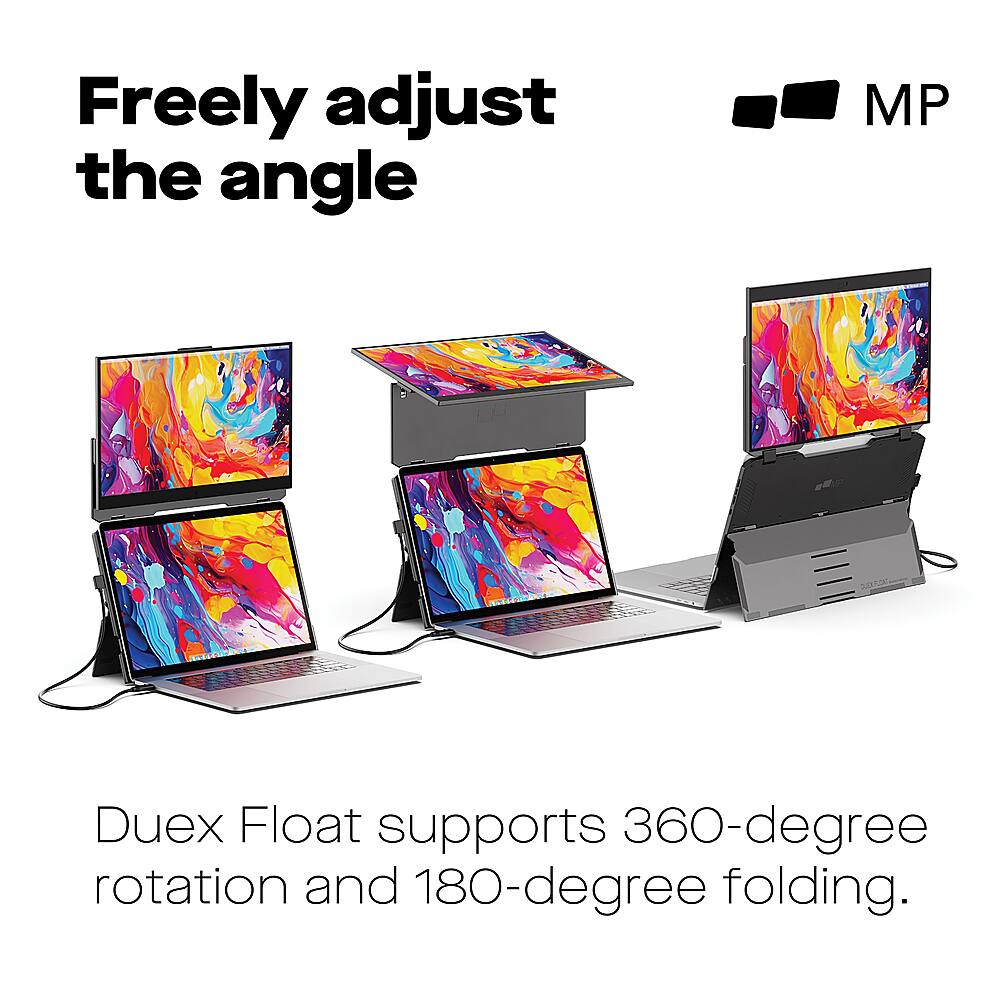 Alt View 1. Mobile Pixels - DUEX Float 15.6" LCD Monitor - Black.