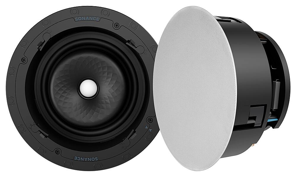 Sonance - VX86R - Visual Experience Series 8" 2-Way In Ceiling Speakers (Pair) - Paintable White