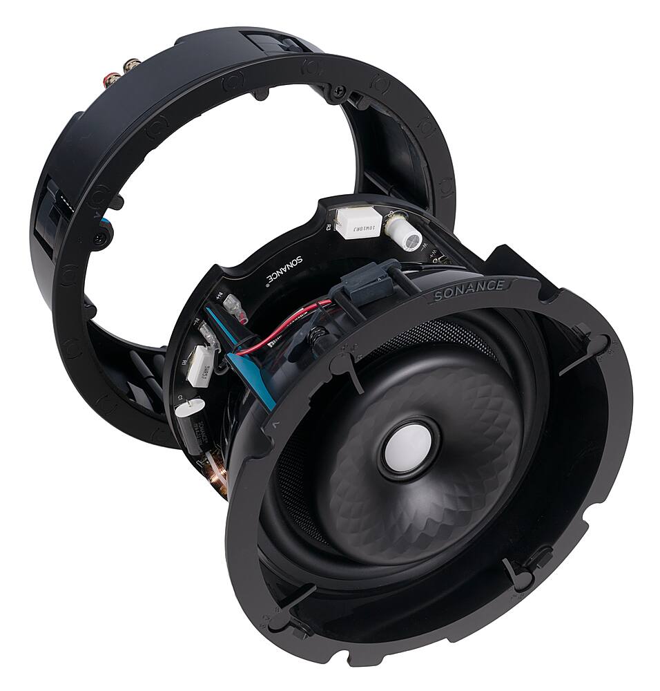 Alt View 19. Sonance - VX86R - Visual Experience Series 8" Large Round 2-Way Speakers (Pair) - Paintable White.