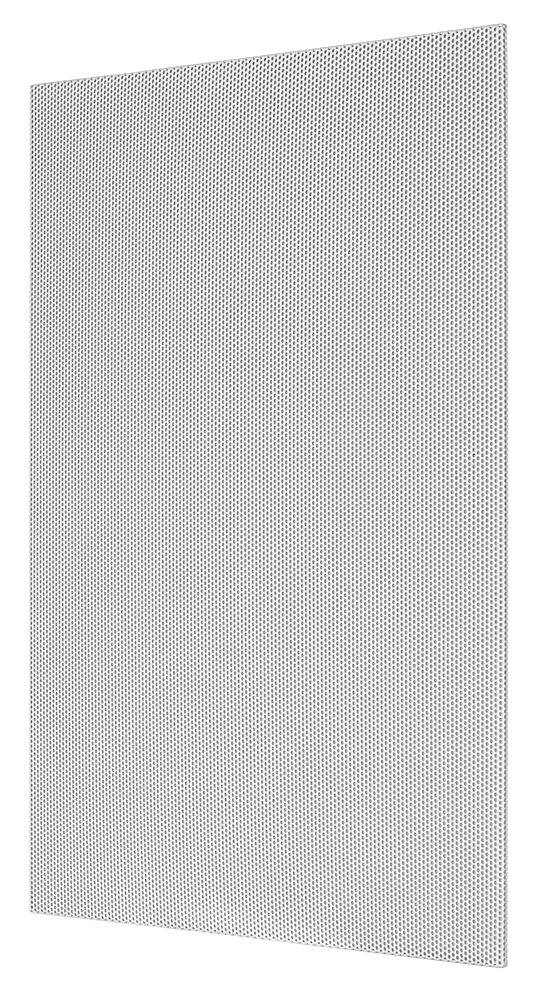 Left. Sonance - VX6-GRILLE-NT - Visual Experience Series  6" Rectangle Grille Trimless  for 6" In-Wall (2-Pack) - Paintable White.