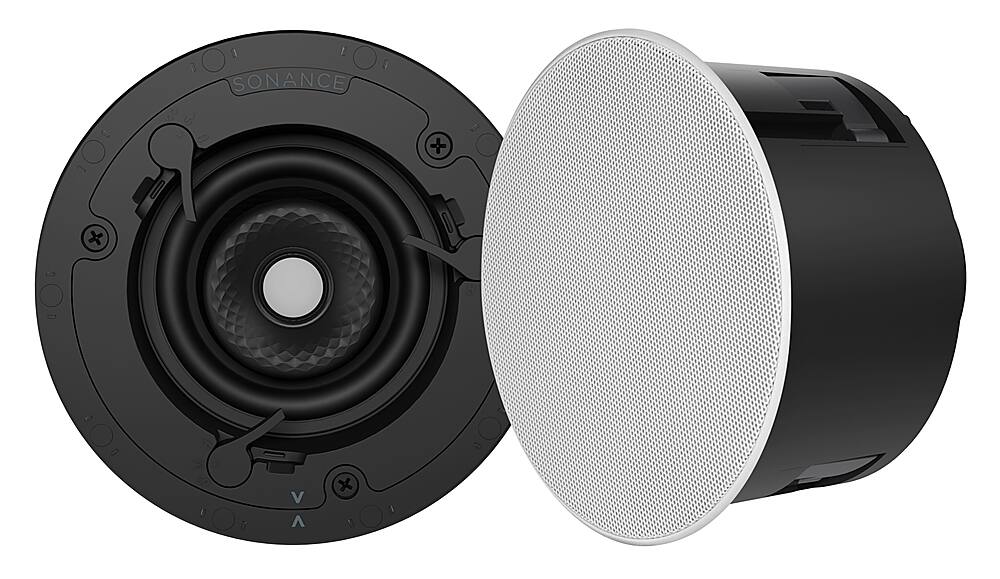 Sonance - VX46R - Visual Experience Series 4" 2-Way In Ceiling Speakers (Pair) - Paintable White