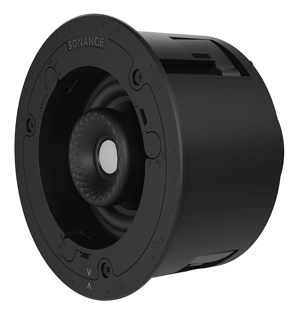 Left. Sonance - VX46R - Visual Experience Series 4" 2-Way In Ceiling Speakers (Pair) - Paintable White.