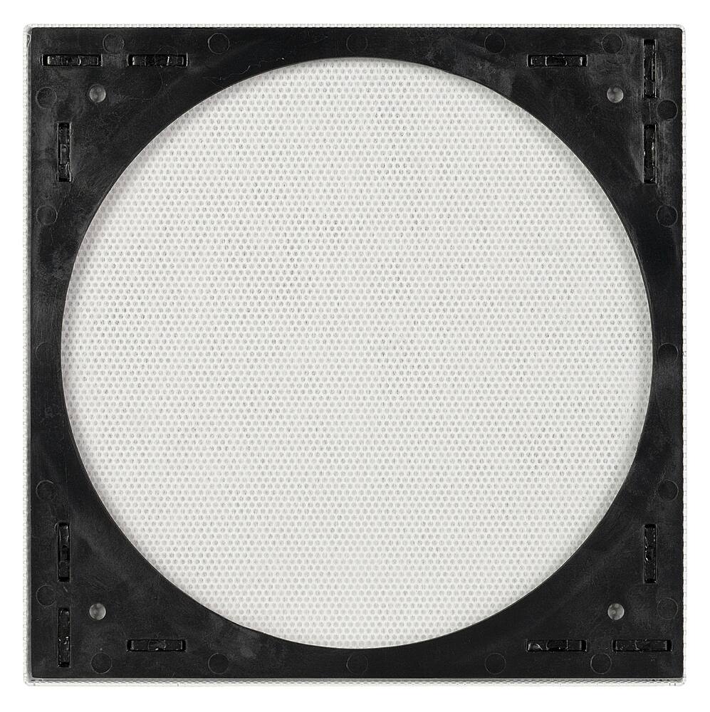 Alt View 15. Sonance - VX4SQ-NT - Visual Experience Series  4" Small Square Adapter w/ Trimless Grille  (2-Pack) - Paintable White.