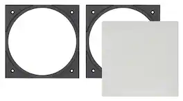 Sonance - VX4SQ-NT - Visual Experience Series 4" Small Square Adapter w/ Trimless Grille (2-Pack) - Paintable White