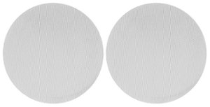 Sonance - VX6R-GRILLE-NT - Visual Experience Series  6" Round Grille Trimless for 6" In-Ceiling (2-Pack) - Paintable White - Front_Zoom