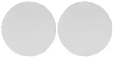 Front. Sonance - VX6R-GRILLE-NT - Visual Experience Series 6" Round Grille Trimless for 6" In-Ceiling (2-Pack) - Paintable White.