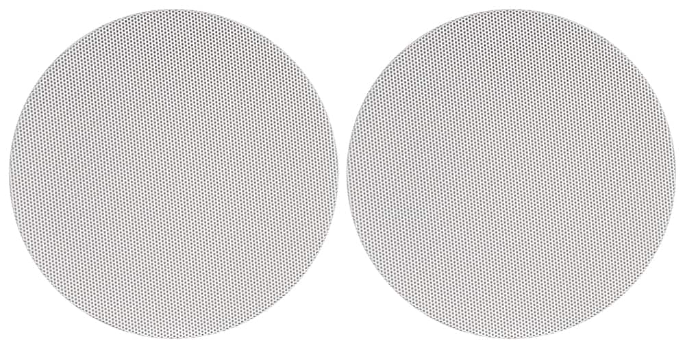 Sonance - VX4R-GRILLE-NT - Visual Experience Series 4" Round Grille Trimless for 4" In Ceiling Speakers (2-Pack) - Paintable White - Front_Zoom