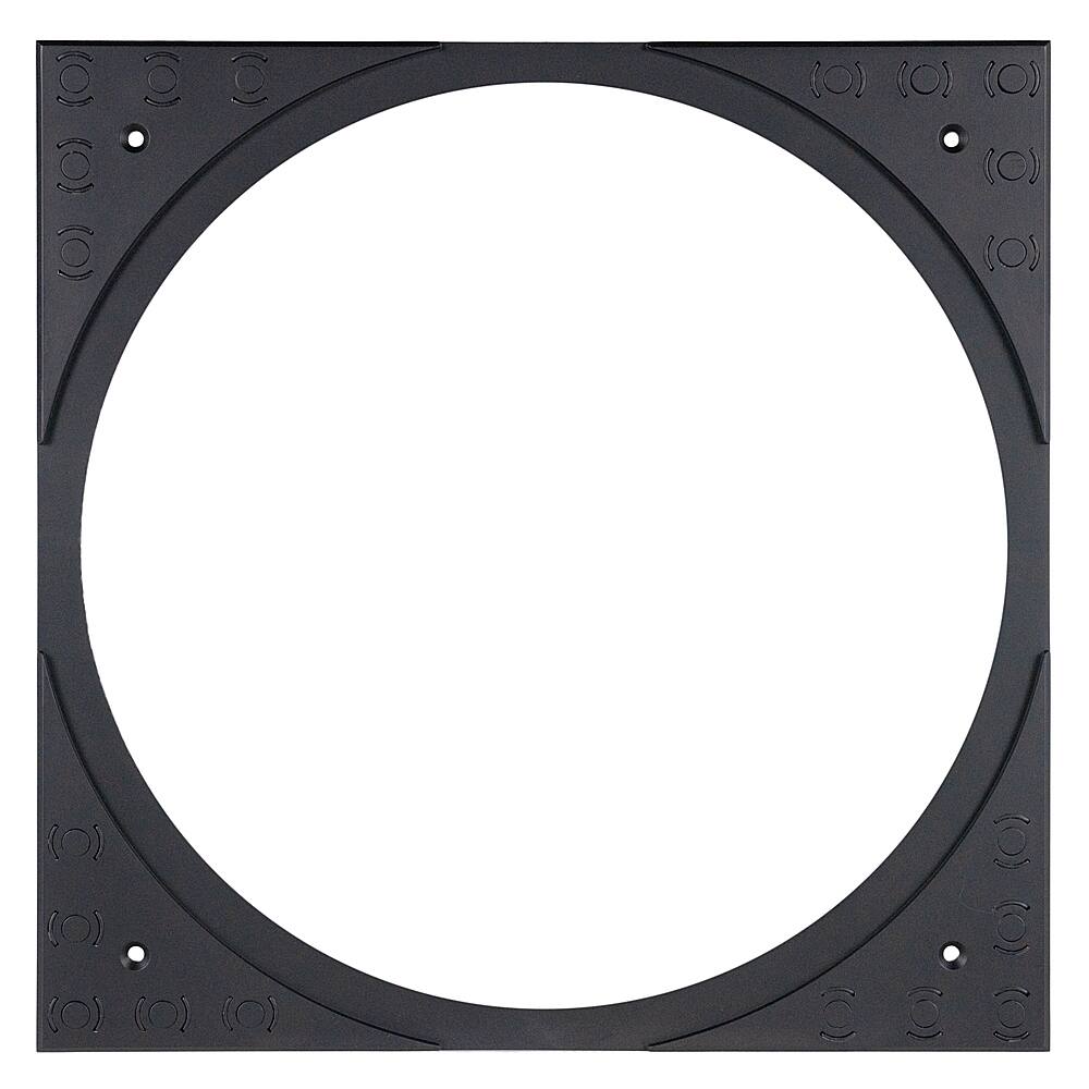 Angle. Sonance - VX8SQ-NT - Visual Experience Series  8" Large Square Adapter w/ Trimless Grille (2-Pack) - Paintable White.