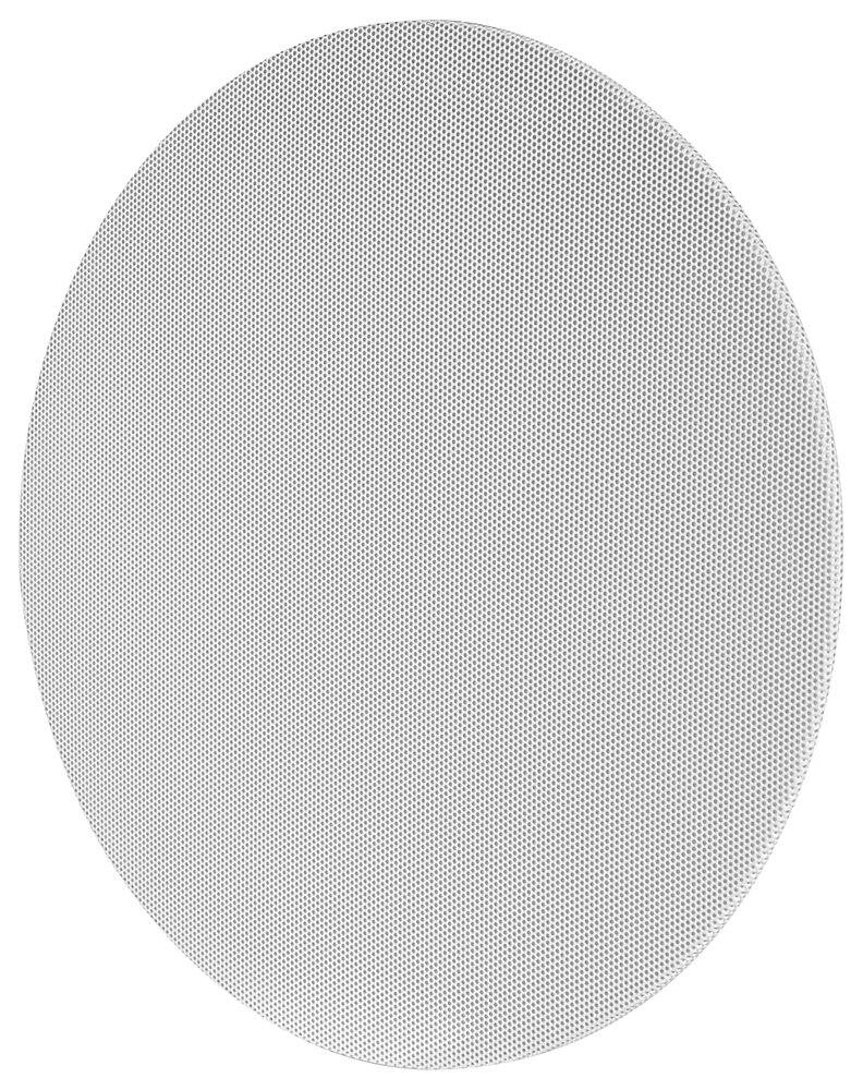 Left. Sonance - VX8R-GRILLE-NT - Visual Experience Series  8" Round Grille Trimless for 8" In-Ceiling (2-Pack) - Paintable White.