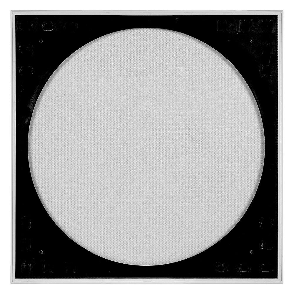 Alt View 14. Sonance - VX8SQ-T - Visual Experience Series  8" Large Square Adapter w/ Micro Trim Grille  (2-Pack) - Paintable White.