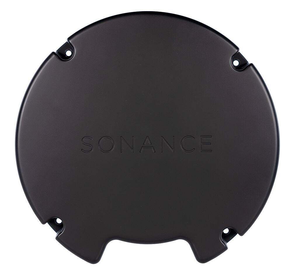 Angle. Sonance - VX6-ENCL-R - Visual Experience Series  6" Round Retro Enclosure for 6" VX (2-Pack) - Black.