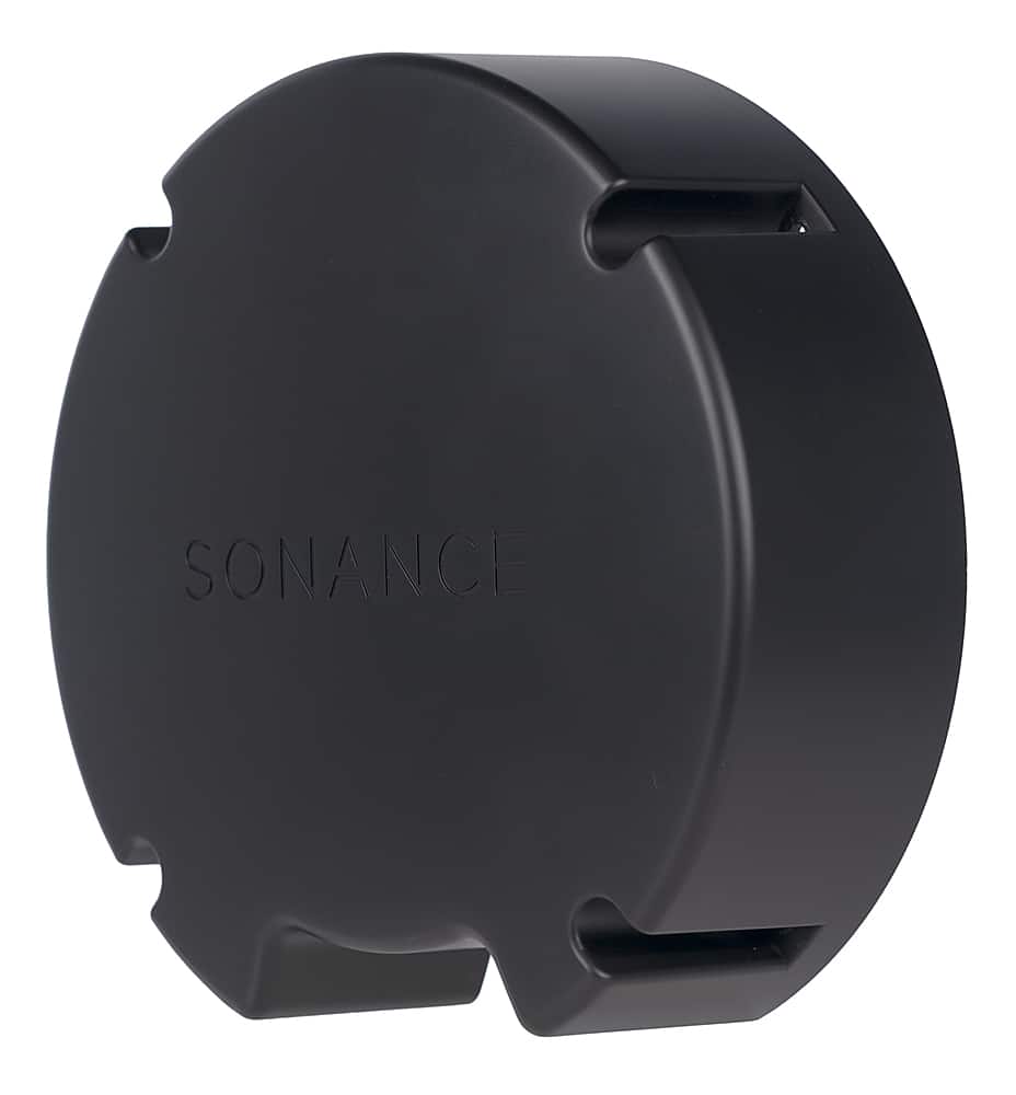 Left. Sonance - VX6-ENCL-R - Visual Experience Series 6" Round Retro Enclosure for 6" VX (2-Pack) - Black.