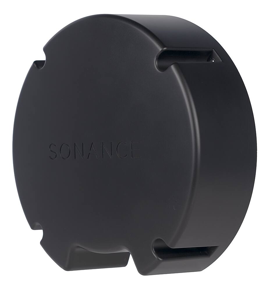 Left. Sonance - VX6-ENCL-R - Visual Experience Series  6" Round Retro Enclosure for 6" VX (2-Pack) - Black.