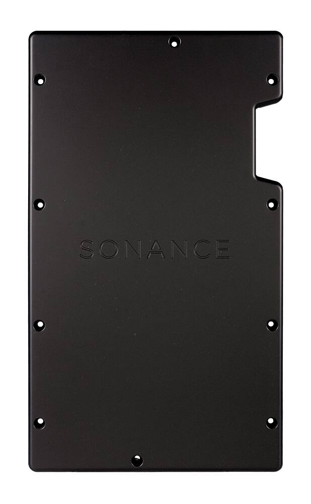 Angle. Sonance - VX8-ENCL - Visual Experience Series 8" Rectangle Retro Enclosure for 8" VX (2-Pack) - Black.