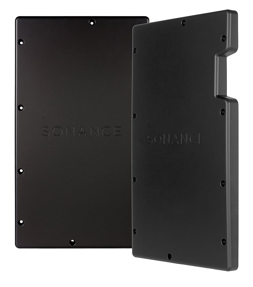 Sonance - VX8-ENCL - Visual Experience Series 8" Rectangle Retro Enclosure for 8" VX (2-Pack) - Black - Front_Zoom