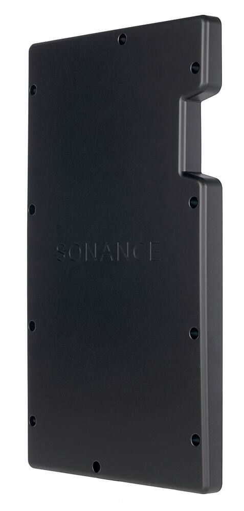 Left. Sonance - VX8-ENCL - Visual Experience Series 8" Rectangle Retro Enclosure for 8" VX (2-Pack) - Black.