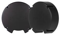 Front. Sonance - VX4-ENCL-R - Visual Experience Series 4" Round Retro Enclosure for 4" VX (2-Pack) - Black.