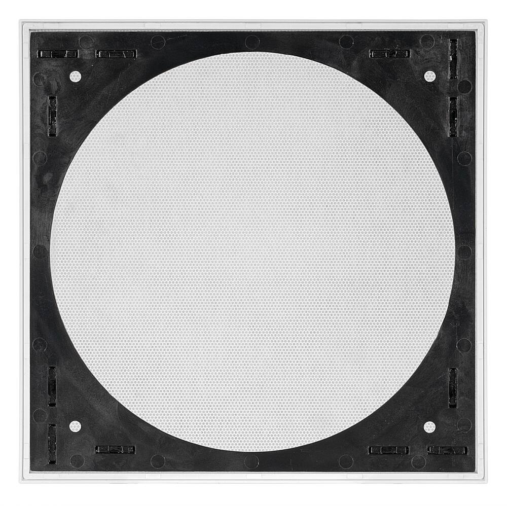 Alt View 14. Sonance - VX6SQ-T - Visual Experience Series  6" Medium Square Adapter w/ Micro Trim Grille  (2-Pack) - Paintable White.