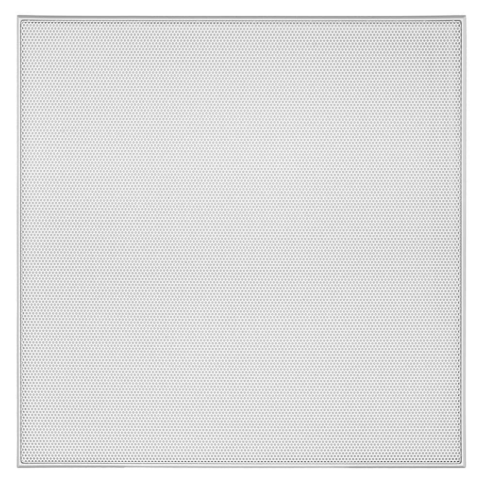 Left. Sonance - VX6SQ-T - Visual Experience Series 6" Medium Square Adapter w/ Micro Trim Grille (2-Pack) - Paintable White.