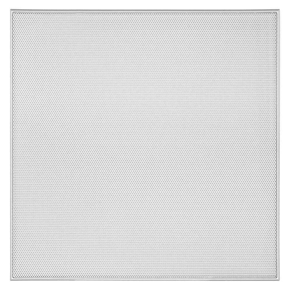 Left. Sonance - VX6SQ-T - Visual Experience Series  6" Medium Square Adapter w/ Micro Trim Grille  (2-Pack) - Paintable White.