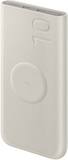 Samsung - 25W 10,000mAh Wireless Battery Pack - Beige