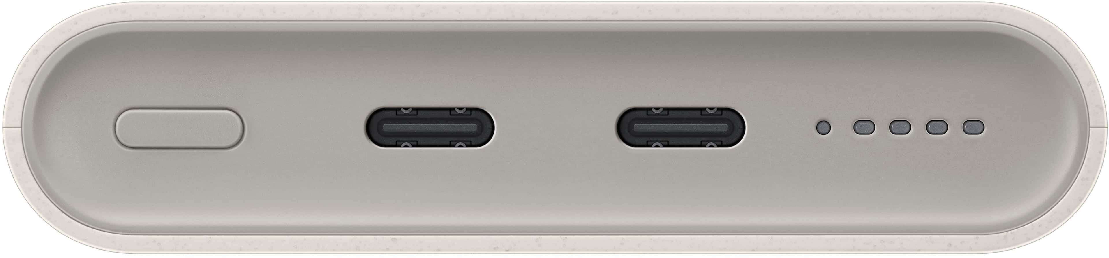 Alt View 12. Samsung - 25W 10,000mAh Wireless Battery Pack - Beige.