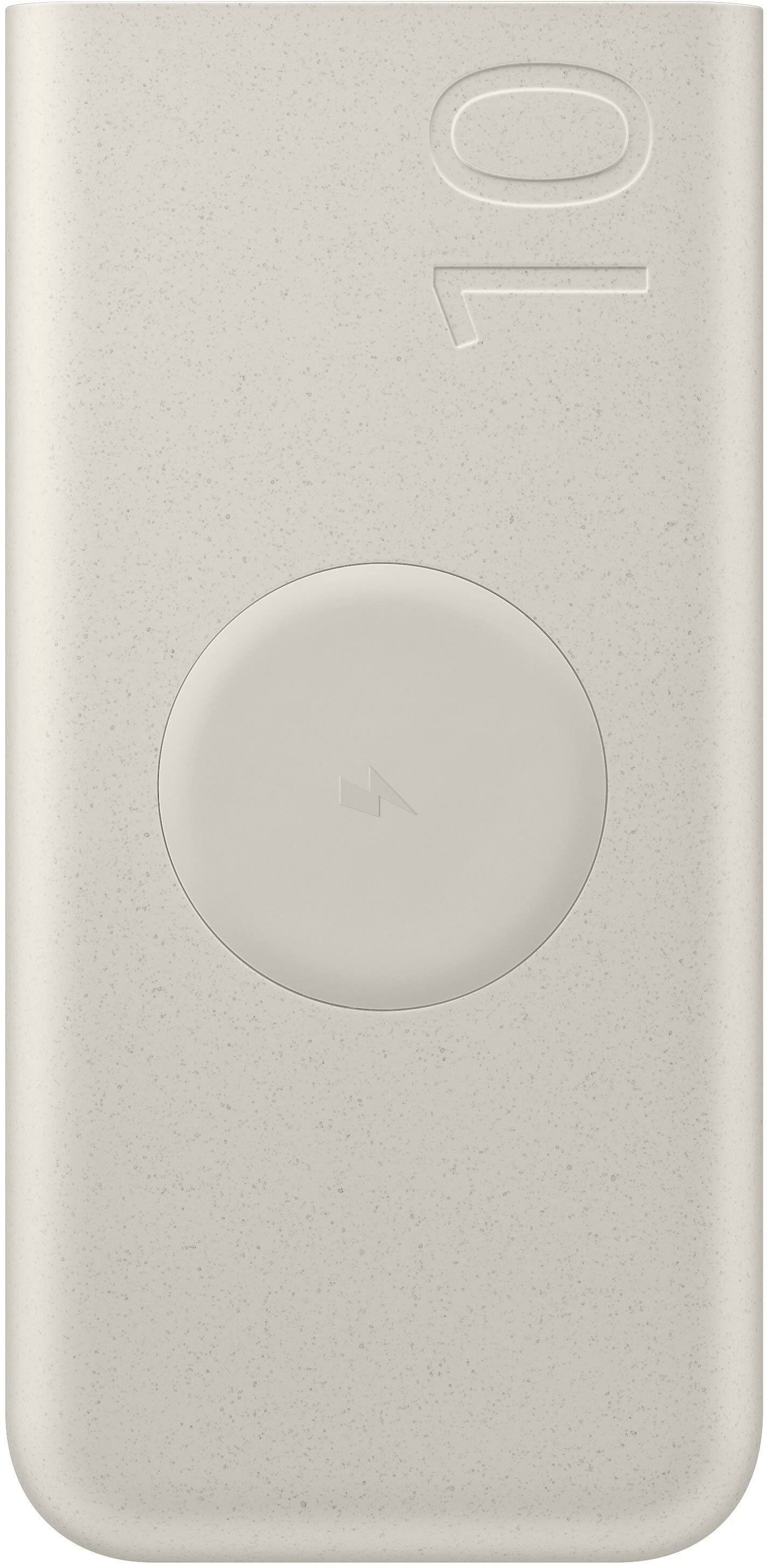 Alt View 16. Samsung - 25W 10,000mAh Wireless Battery Pack - Beige.