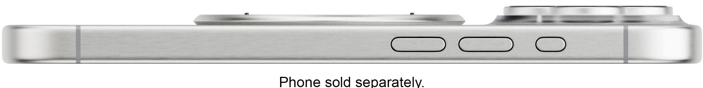 Alt View 14. OhSnap - Snap 4 Luxe Magnetic Phone Grip - Ultra-Thin, Fits Any Phone, Supports MagSafe Charging - Pure Silver.