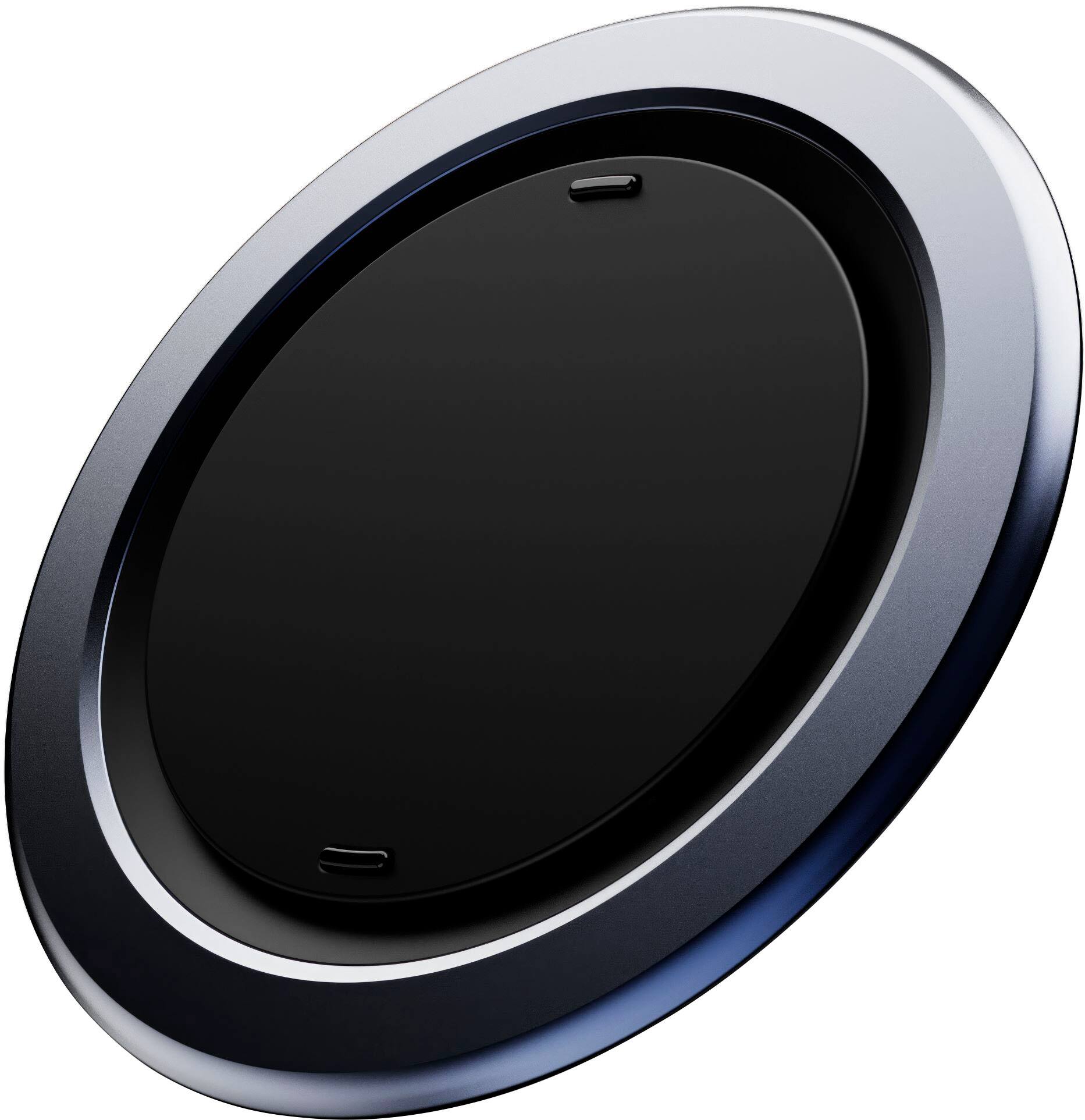 Angle. OhSnap - Snap 4 Luxe Magnetic Phone Grip - Ultra-Thin, Fits Any Phone, Supports MagSafe Charging - Midnight Blue.