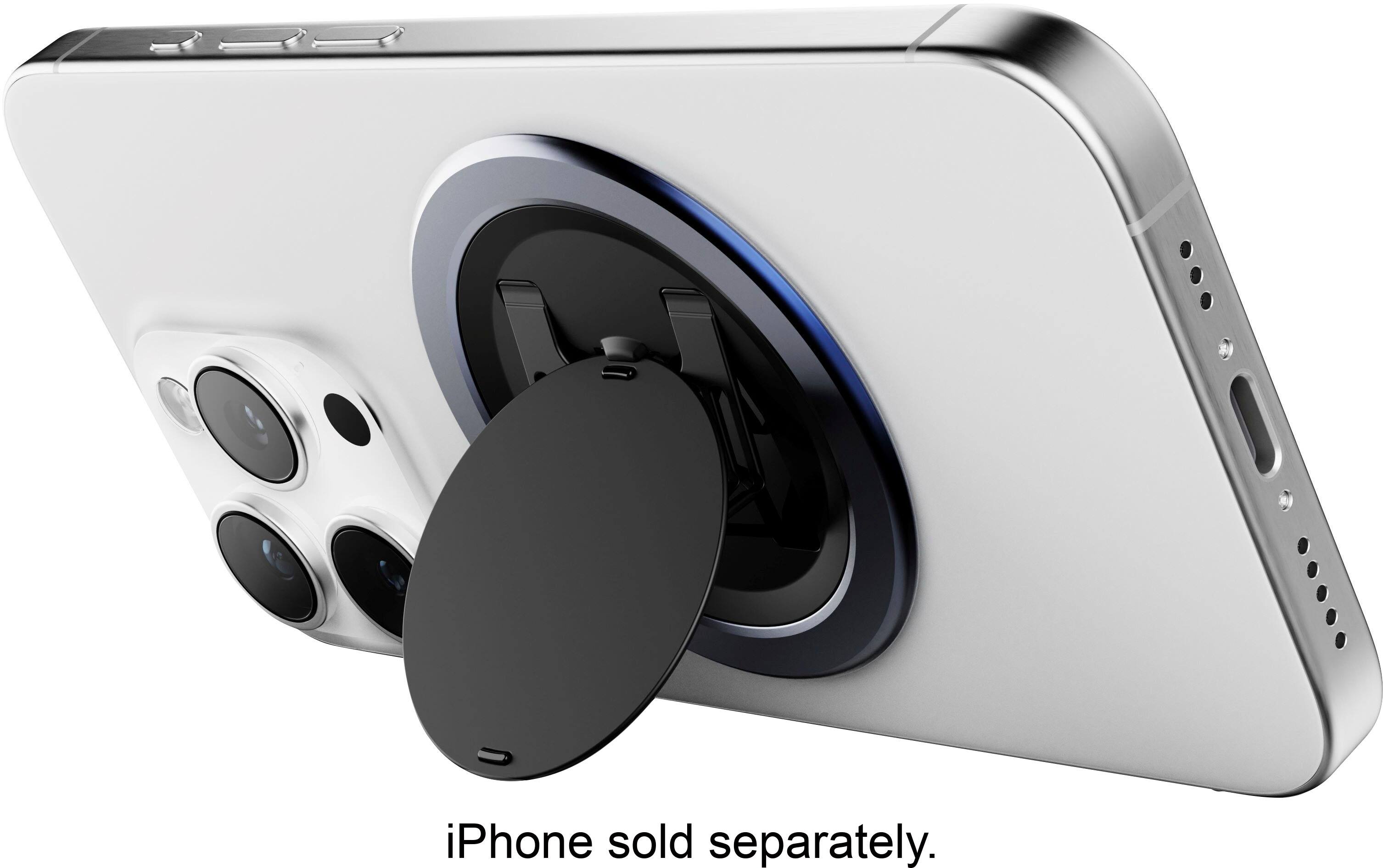 Alt View 11. OhSnap - Snap 4 Luxe Magnetic Phone Grip - Ultra-Thin, Fits Any Phone, Supports MagSafe Charging - Midnight Blue.