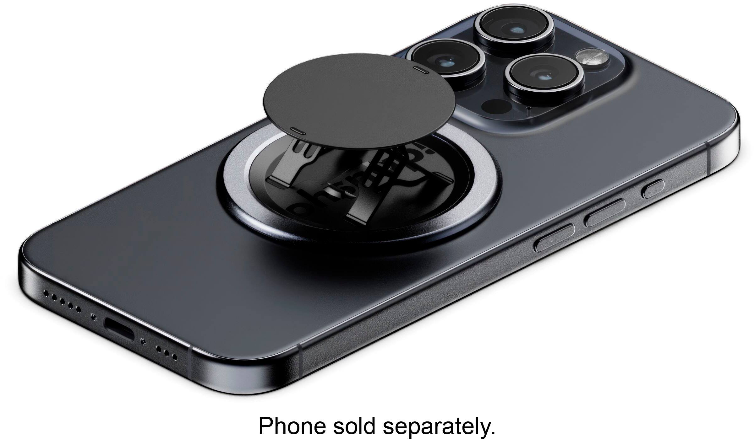 Alt View 13. OhSnap - Snap 4 Luxe Magnetic Phone Grip - Ultra-Thin, Fits Any Phone, Supports MagSafe Charging - Midnight Blue.