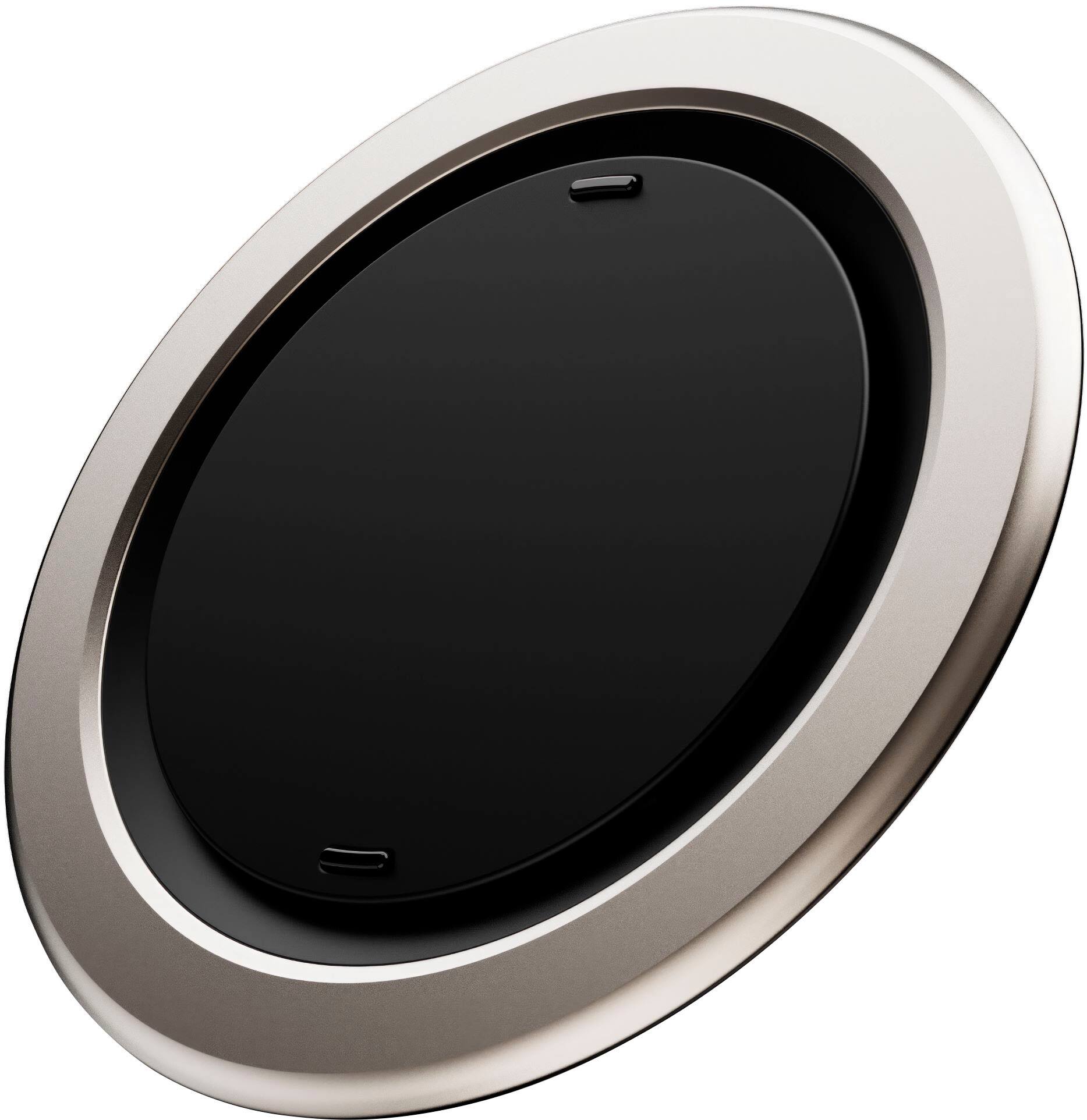 Angle. OhSnap - Snap 4 Luxe Magnetic Phone Grip - Ultra-Thin, Fits Any Phone, Supports MagSafe Charging - Stone.