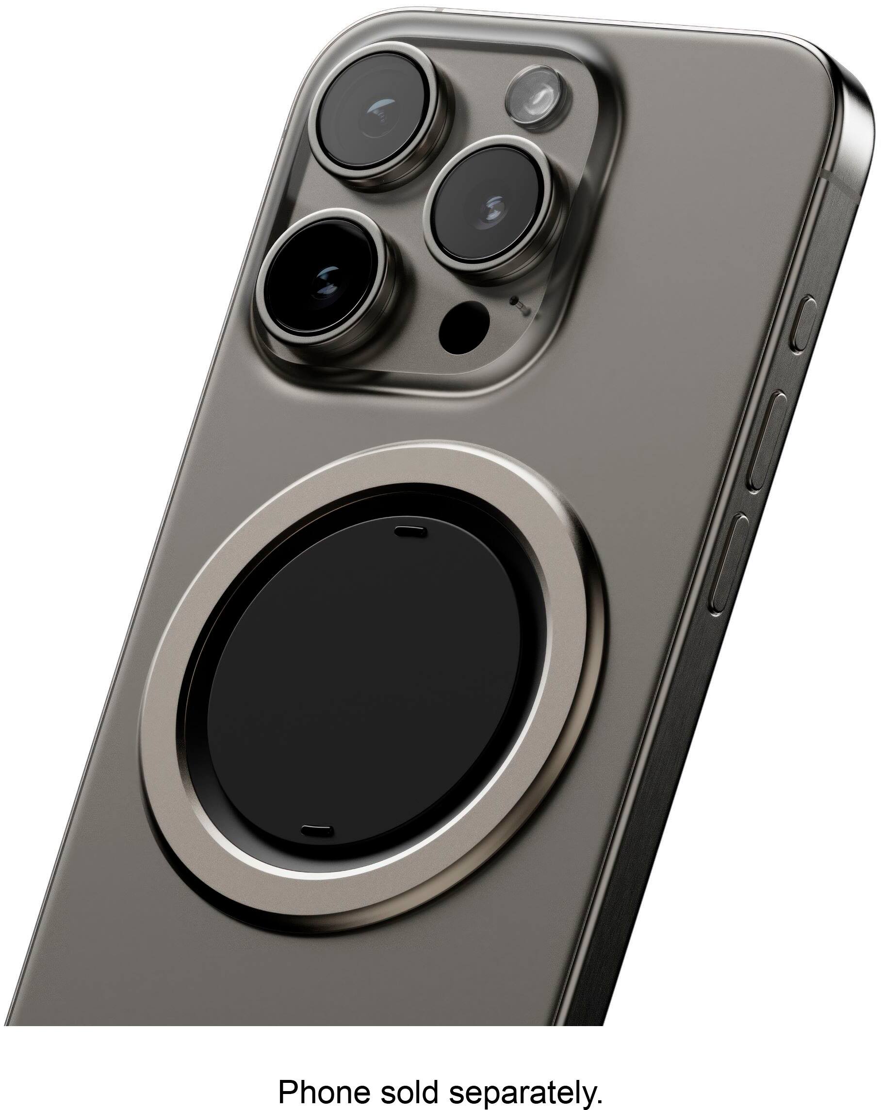 Alt View 12. OhSnap - Snap 4 Luxe Magnetic Phone Grip - Ultra-Thin, Fits Any Phone, Supports MagSafe Charging - Stone.