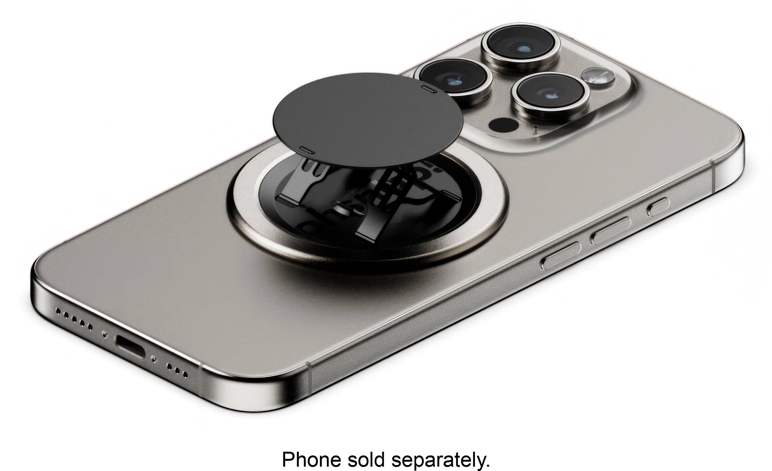 Alt View 13. OhSnap - Snap 4 Luxe Magnetic Phone Grip - Ultra-Thin, Fits Any Phone, Supports MagSafe Charging - Stone.