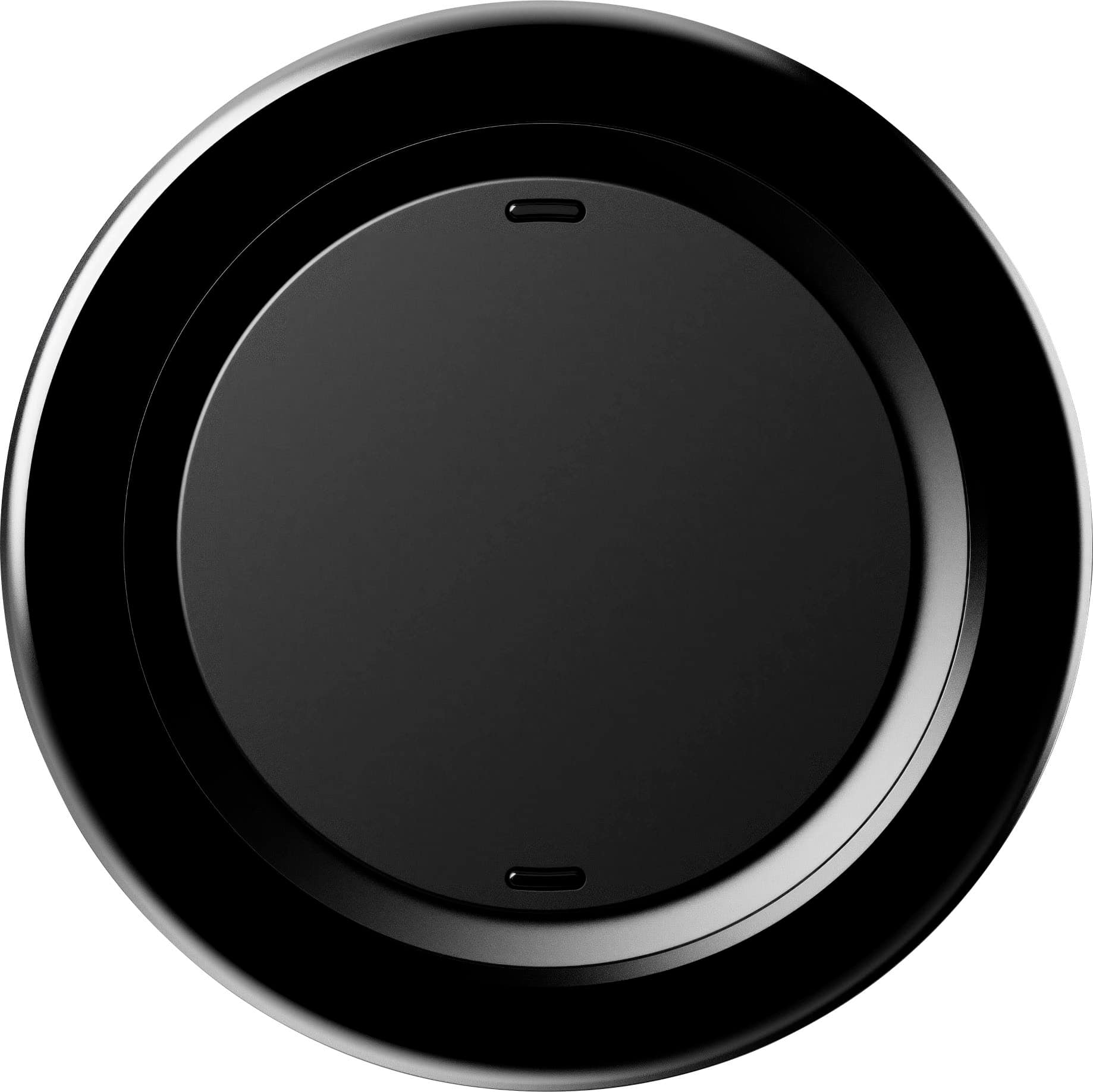 Front. OhSnap - Snap 4 Luxe Magnetic Phone Grip - Ultra-Thin, Fits Any Phone, Supports MagSafe Charging - Obsidian Black.