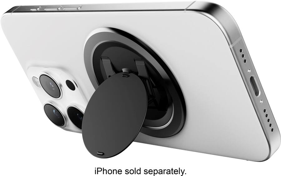 4 Poignées Adhésives Extensibles Pour Téléphone - Design Patte De Chat Dégradé, Grip Magnétique En Verre, Support Main