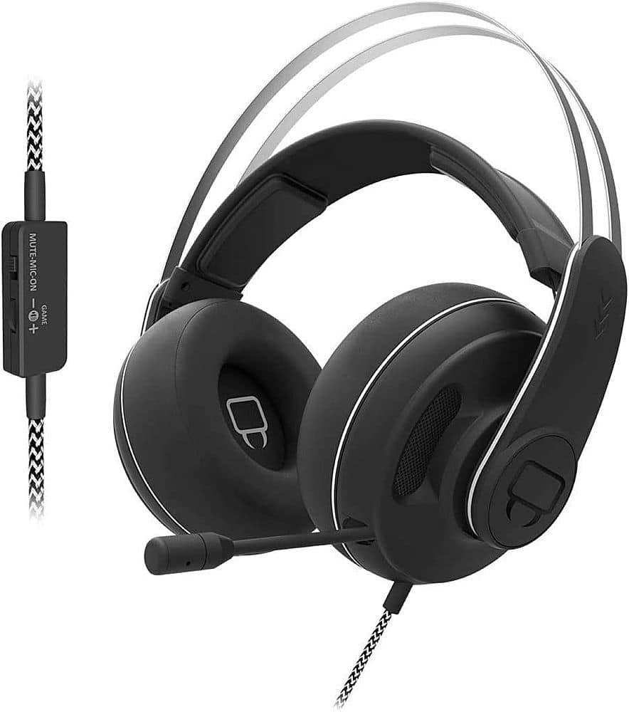 Front. Venom - Sabre Multi-Format Stereo Gaming Headset - Black.