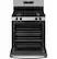 Alt View 14. GE - 5.3 Cu.Ft. Freestanding Gas Range with Self-Clean and Steam Cleaning Option and Built-In Wi-Fi - Stainless Steel/Black.