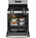 Alt View 15. GE - 5.3 Cu.Ft. Freestanding Gas Range with Self-Clean and Steam Cleaning Option and Built-In Wi-Fi - Stainless Steel/Black.