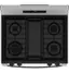 Alt View 1. GE - 5.3 Cu.Ft. Freestanding Gas Range with Self-Clean and Steam Cleaning Option and Built-In Wi-Fi - Stainless Steel/Black.