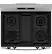 Alt View 1. GE - 5.3 Cu.Ft. Freestanding Gas Range with Self-Clean and Steam Cleaning Option and Built-In Wi-Fi - Stainless Steel/Black.