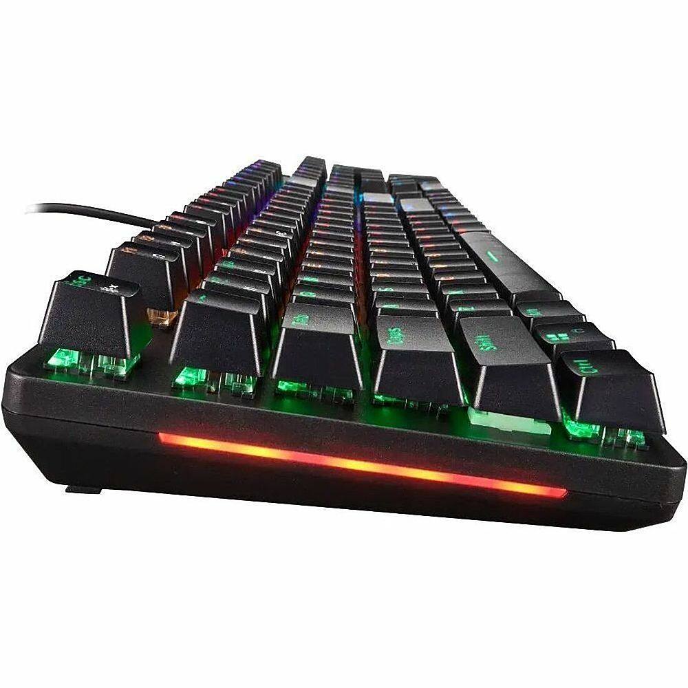 Alt View 13. Acer - Nitro NKW202 Ergonomic Full-size Wired Mechanical Gaming Keyboard - Black.