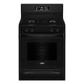 Whirlpool - 30 in. Wide 4 burners 5.3 cu. ft. Freestanding Gas Range with Cooktop Flexibility - Black